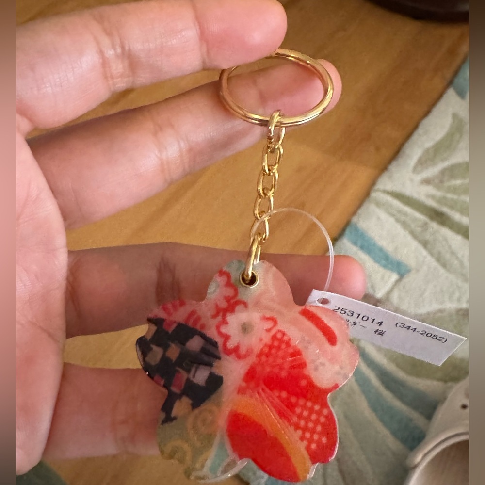 Sakura Flower Keychain